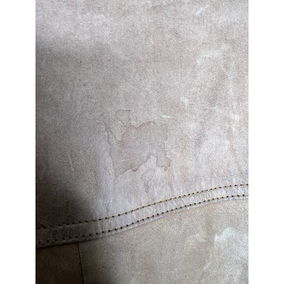 Vintage Merit Awards Genuine Leather Tan & Green Jacket Men’s Size XL - Picture 10 of 14